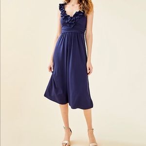 Lilly Pulitzer leena navy blue dress, small NWT